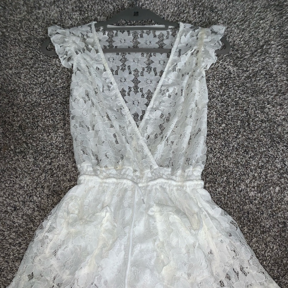 Lace romper/bathing suit cover up 🐩🐩